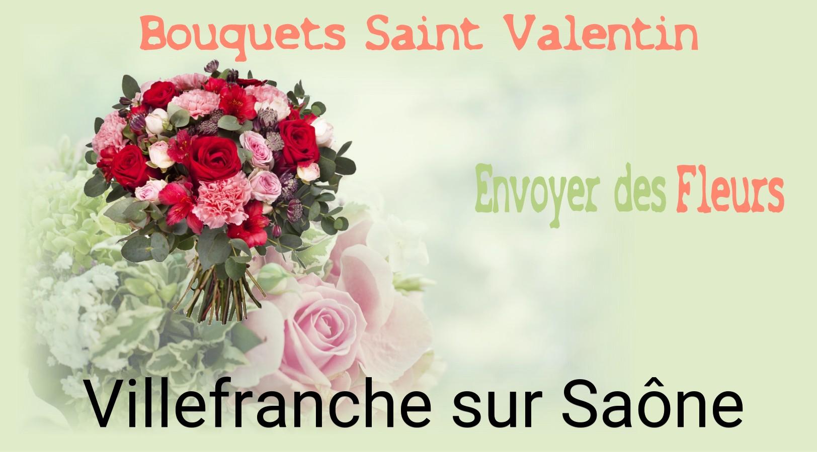 Roses de Saint-Valentin livrées à Villefranche-sur-Saône